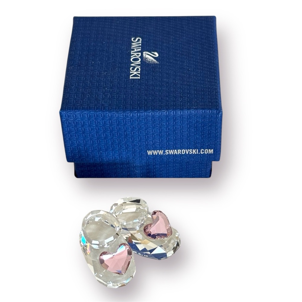 🛍️SALE🛍️ Swarovski Crystal Baby Shoes with Pink Heart (#5063343) - Picture 3 of 6